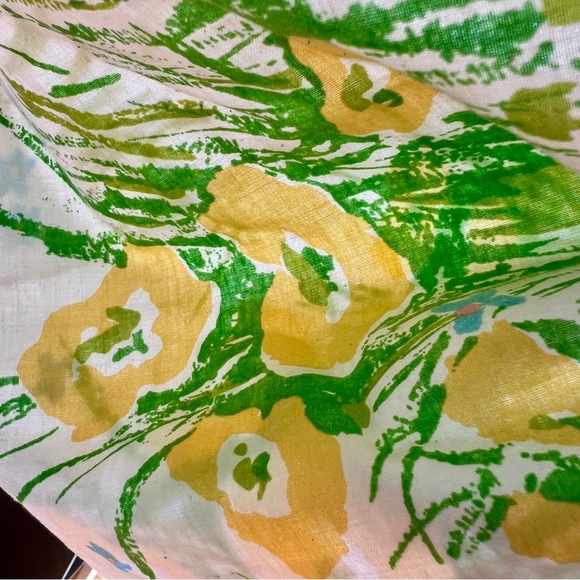 Vintage Pillowcase Garden Butterfly Flower Garden 1970’s Burlington - Picture 9 of 11